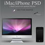 iPhone and iMac PSD file