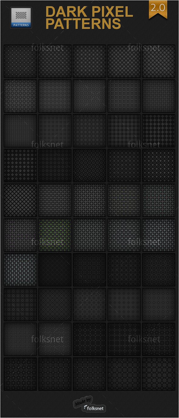 Dark Pixel Patterns 2.0