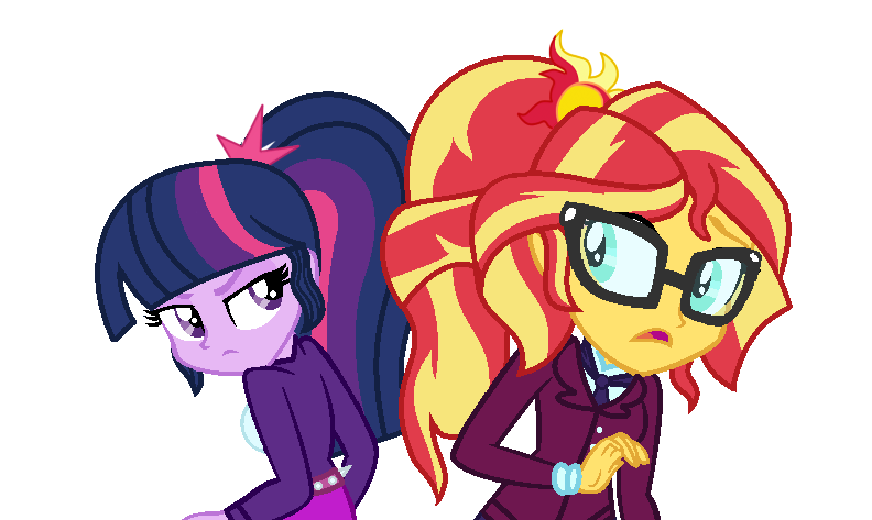Twilight Sparkle and Sunset Shimmer by Ketrin29 on DeviantArt