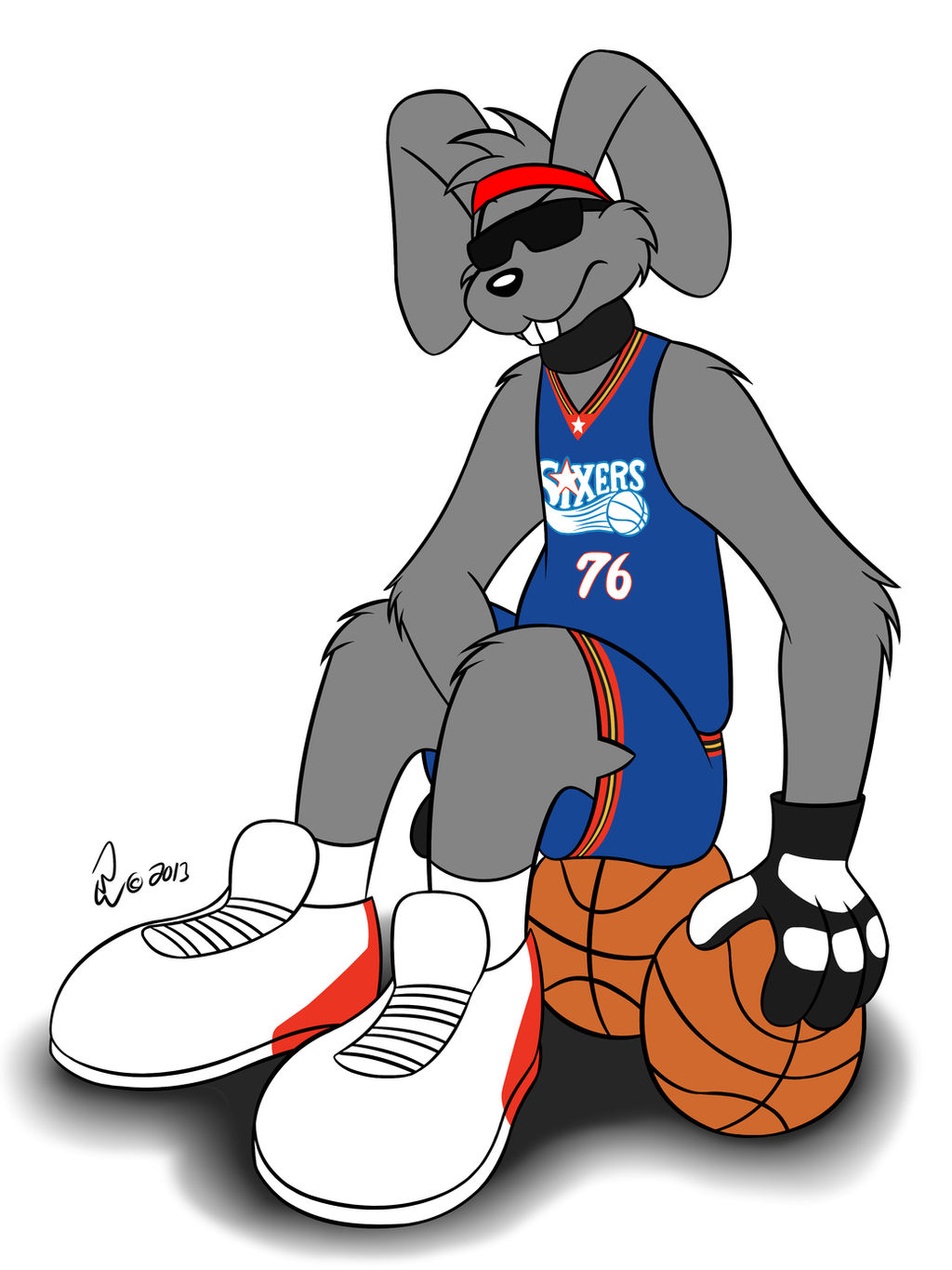 NBA Mascots - Thunder by Bleuxwolf on DeviantArt