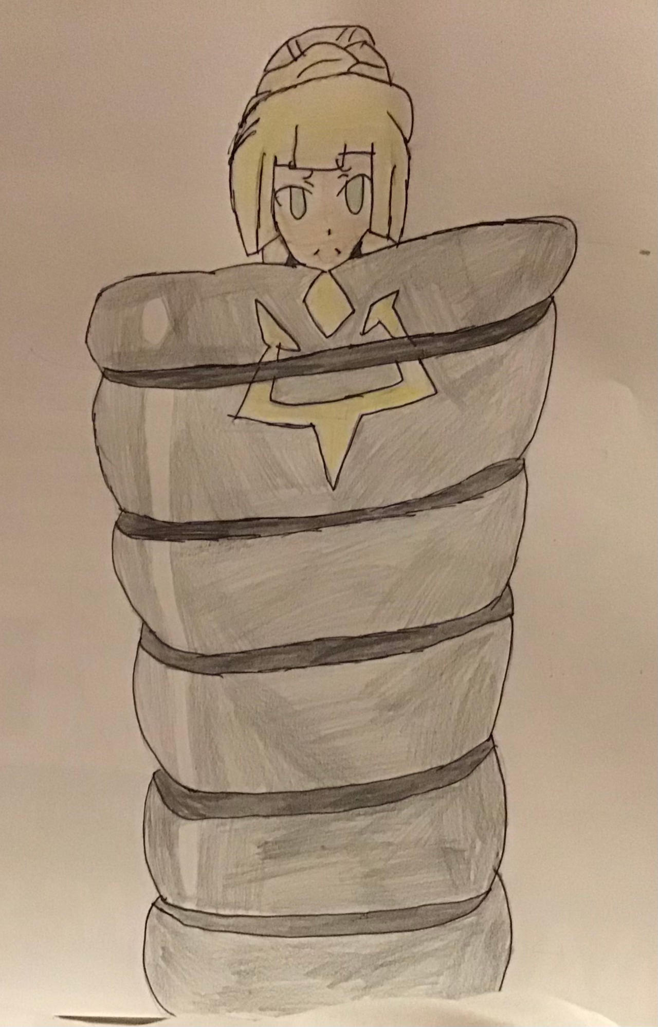Inflatable Sleepsack Deviantart Lillie in an inflatable sleepsack by Ummmmuda290 on DeviantArt