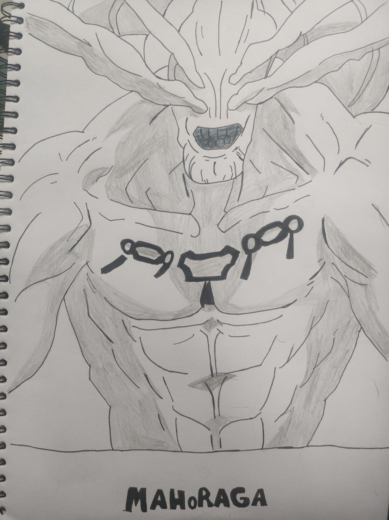 Mahoraga drawing by Ummmmuda290 on DeviantArt