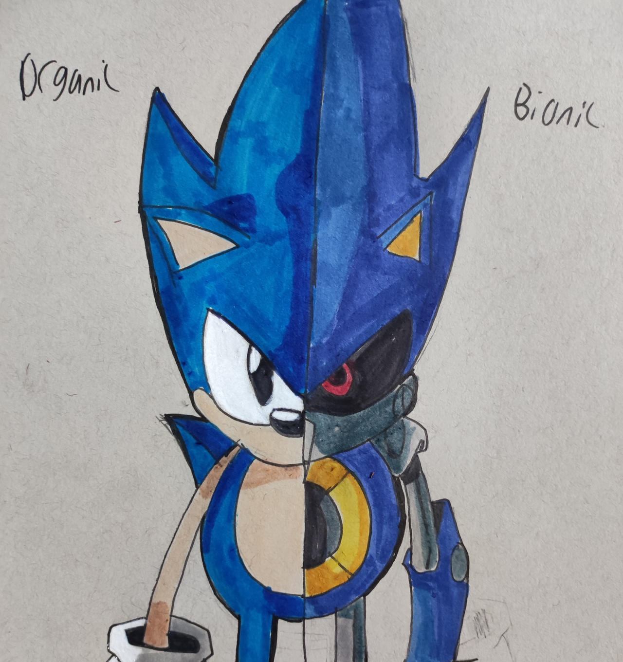 Bionic Max Deviantart The organic and the bionic by MenaceDraws36 on DeviantArt