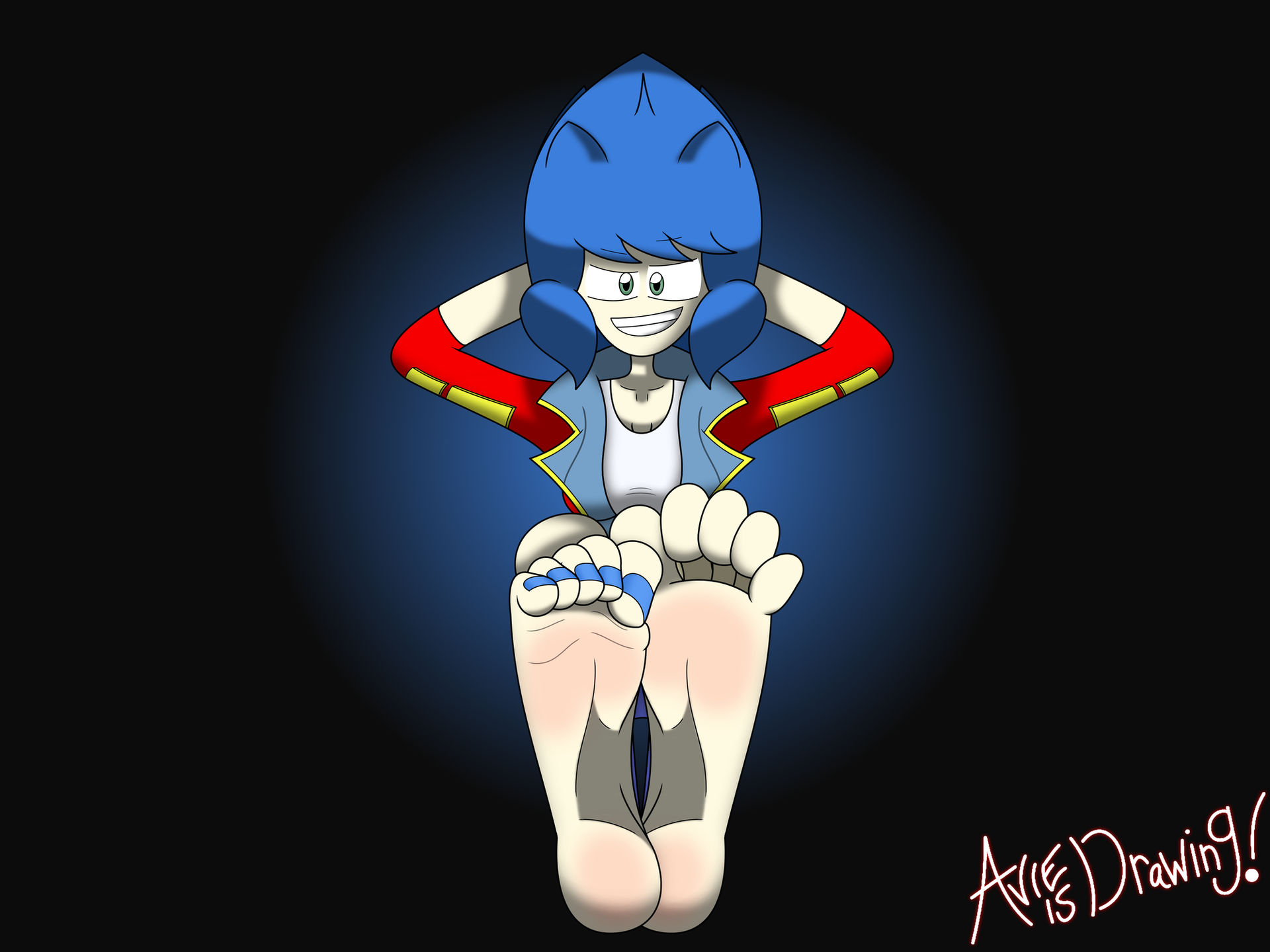 Commission- A Very Femmy Sonic