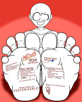 Official Customizable Sole Tease YCH Sheet