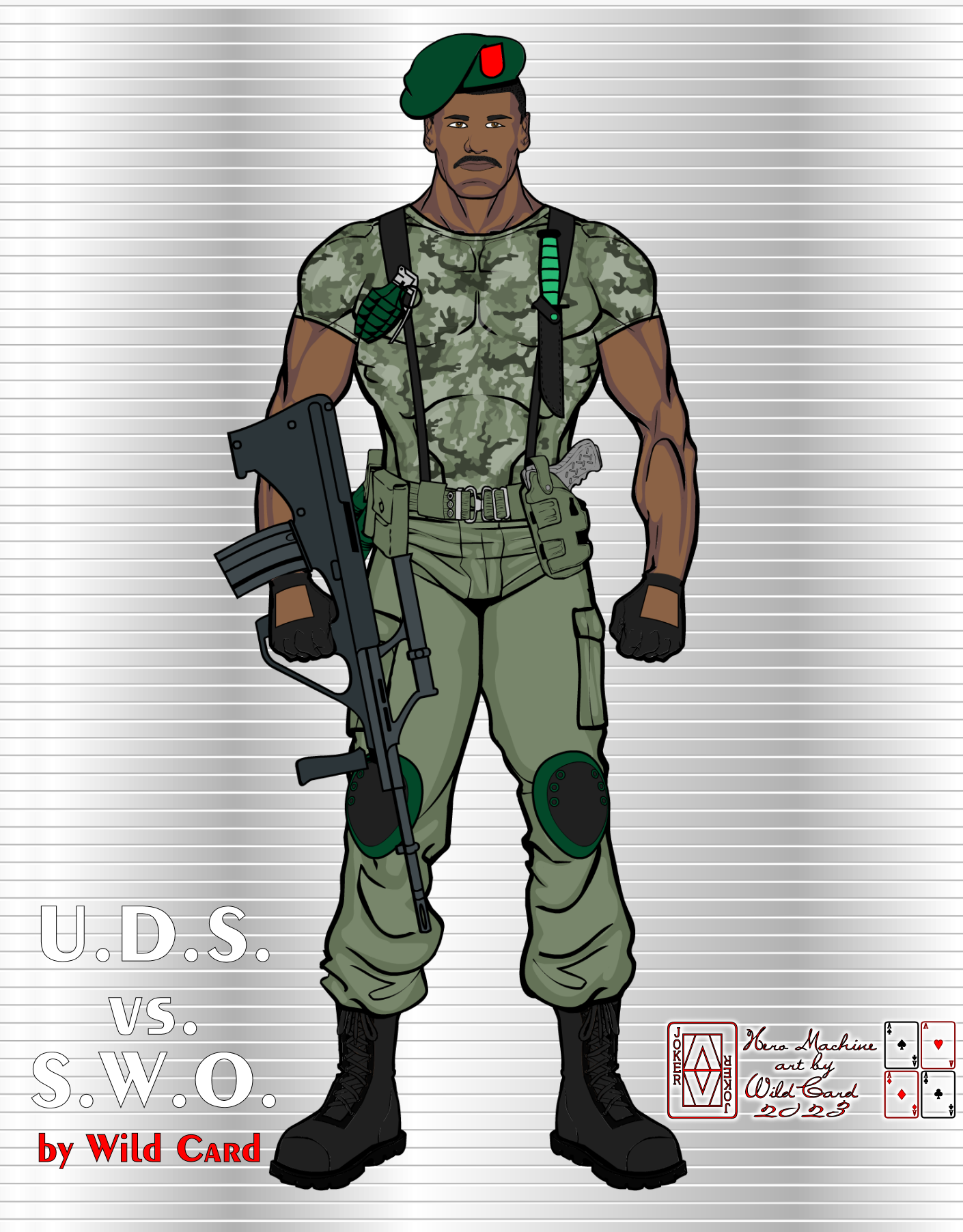 Danger Ranger (UDS vs SWO) via Hero Machine by Wild-Card-CR on DeviantArt