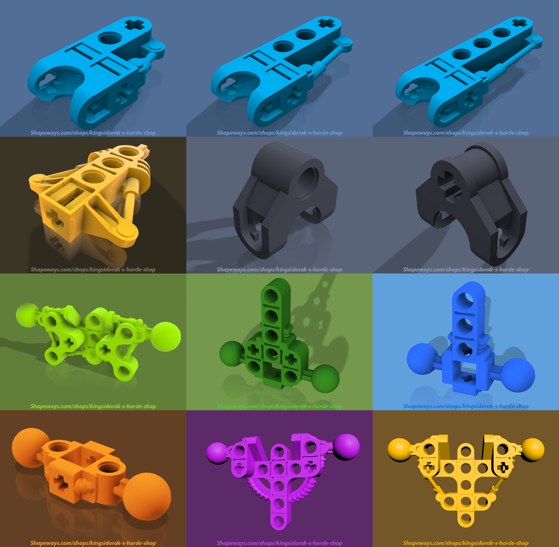 Shapeway Rusty New shapeways parts by YT-Kingsidorak on DeviantArt