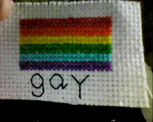 Gay Pride Cross-Stitch