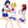 [#Render]:Umi,Eli,Maki