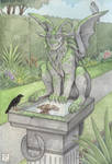 Garden Gargoyle by Sangluna