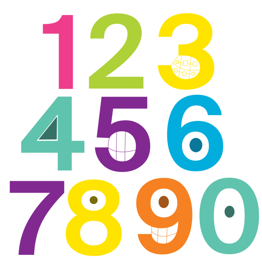 TVOKids Numbers (Profile Picture Colors Version) by Sonic7643 on DeviantArt