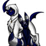 Cosmic the starry Umbreon and Glass the Absol