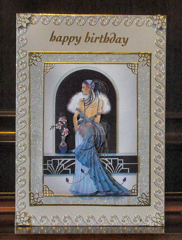Art Deco Birthday Card by blackrose1959 on DeviantArt