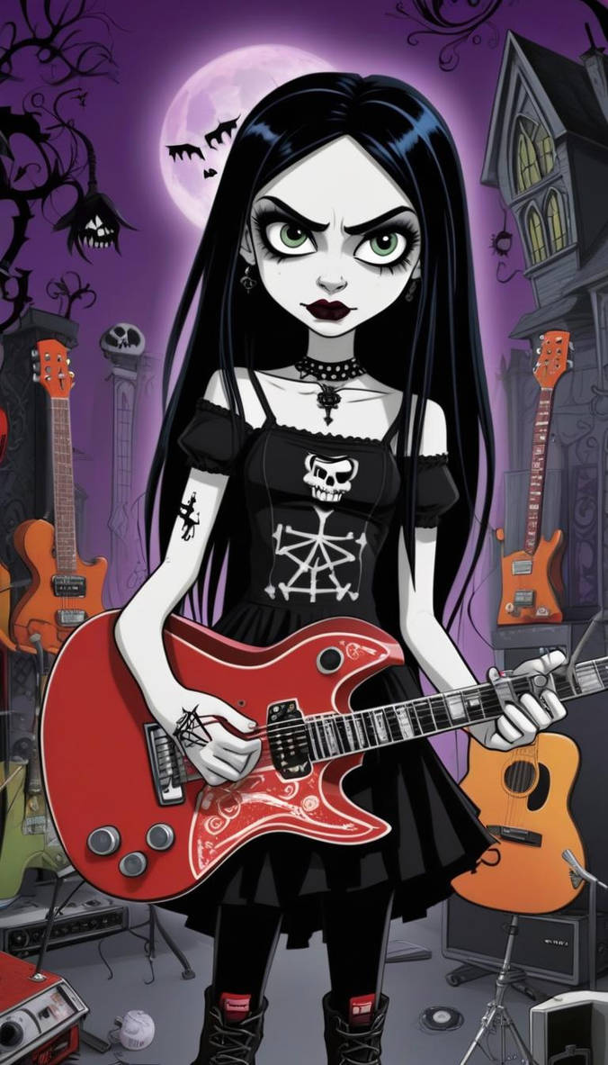 Goth Milo Milly The Gothic Rockstar by anapaulacartola on DeviantArt