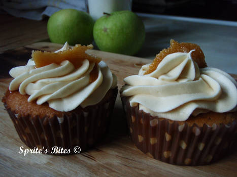 Toffee Apple Cupcake.