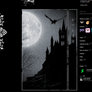 Steam Artwork | Gothic Castle and Bats