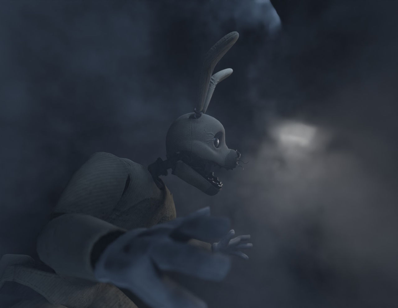 Springbonnie Performance Stylized Springbonnie render!! by LadWhoCantDraw on DeviantArt