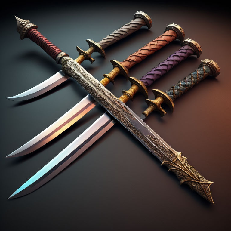 Deviantart Amazon Swords Custom Swords by TLin01 on DeviantArt