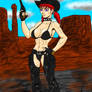 Post-Apocalyptic Western Cowgirl