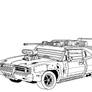 Post-Apocalyptic 1969 Dodge Charger R/T Diagram