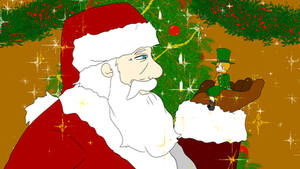 Santa and the Leprechauns