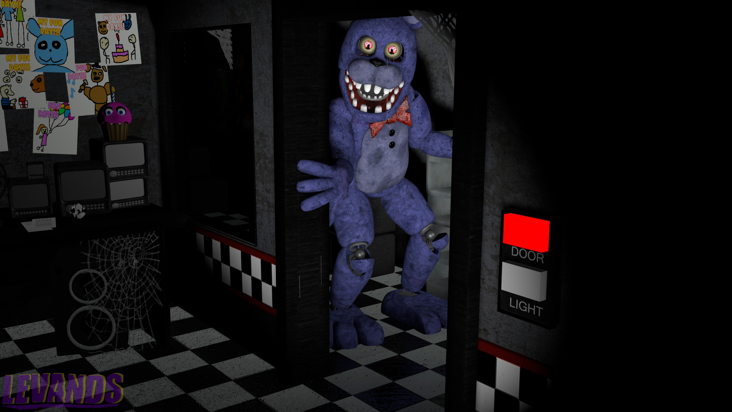 FNaF C4D  FNaF 2 Withered Freddy in Office Remake by BrussPictures on  DeviantArt