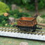 N Scale Rusty Bagel Mining Hopper