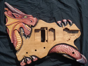 Dragon Guitar Body