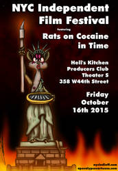 NYC Independent Film Festival Poster by ApocalypseCartoons