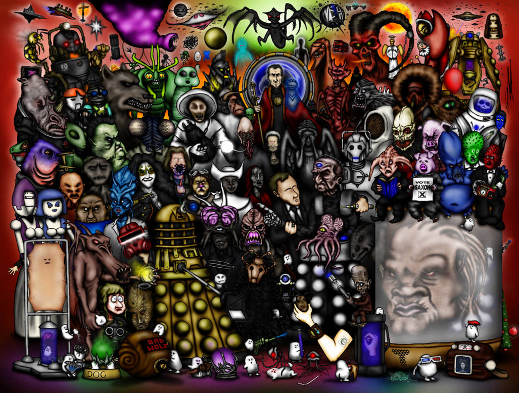 Every Doctor Who Creature - Part 4 - The RTD Era by ApocalypseCartoons