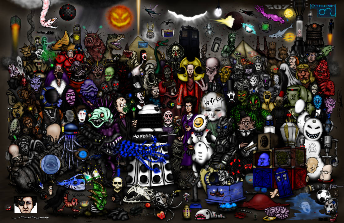 Every Doctor Who Creature - Part 5 - Moffat's Era by ApocalypseCartoons