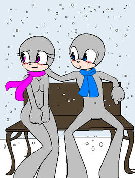 Sonic Couple Base: In The Snow