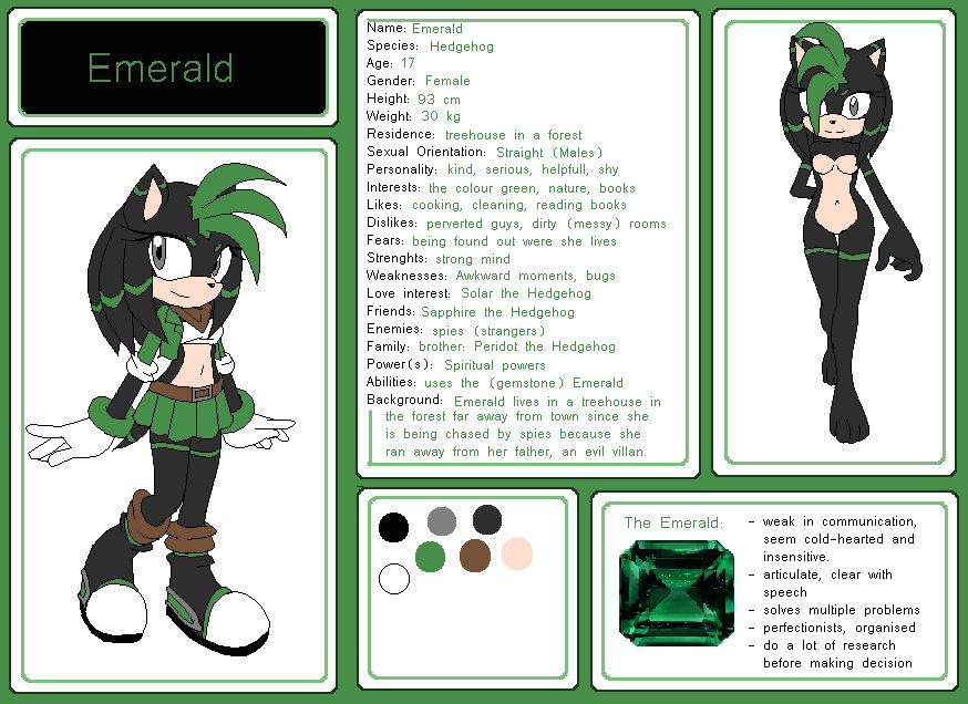 Emerals Reference Drawing Emerald: Reference by Debinshi on DeviantArt