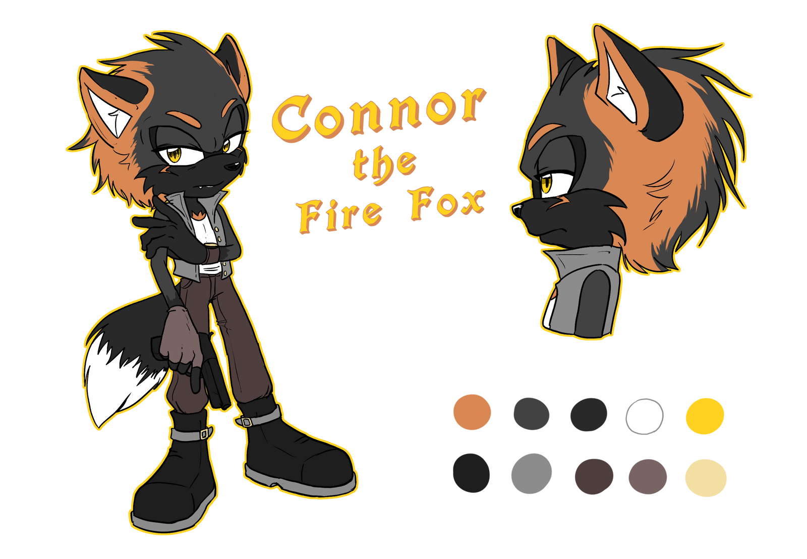 Connor the Fire Fox: Reference by Debinshi on DeviantArt