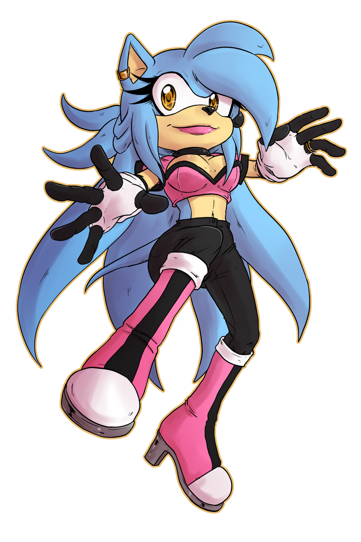 Commission: Gigi the Hedgehog by Nyoko-Wolf on DeviantArt