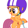 Scootaloo and her Scooter