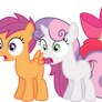 Shocked Cutie Mark Crusaders