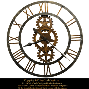 Steampunk Clock 03 by CntryGurl-Designs