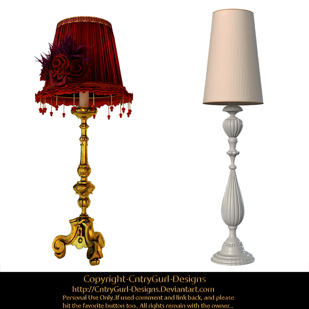 Table Lamps 01 by CntryGurl-Designs