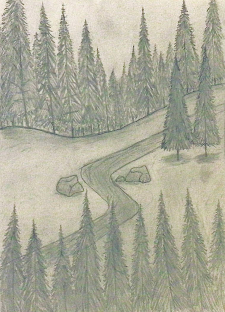 Tree Drawing Screech Tree sketch by StrangeKid64 on DeviantArt