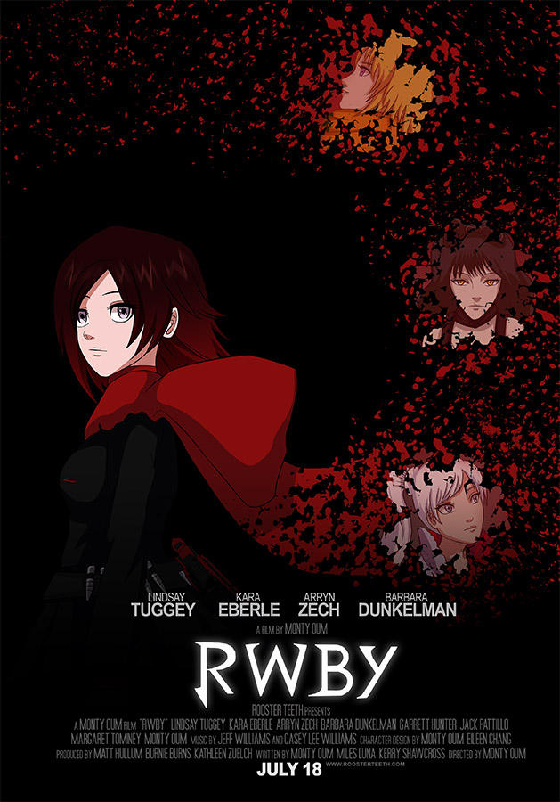 Ruby Rwby Dc Movie RWBY Movie Poster II by Isher-wood on DeviantArt