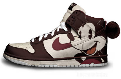 Vintage Mickey Nike Dunks