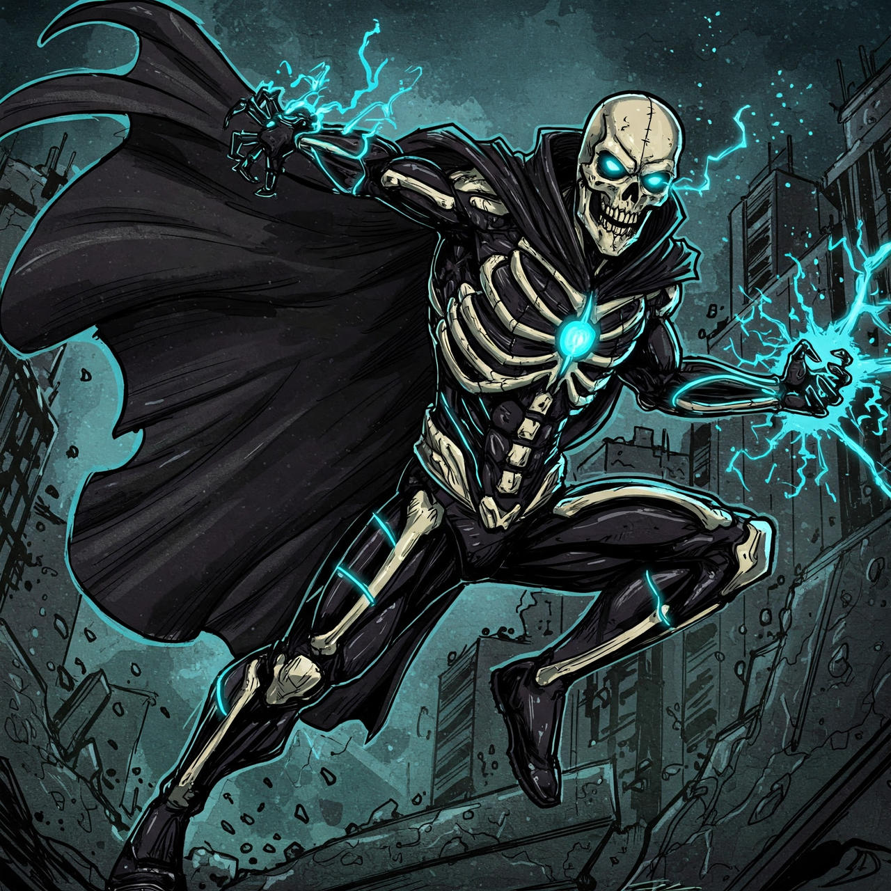 Supervillain Skeletonman by megalodon-1 on DeviantArt