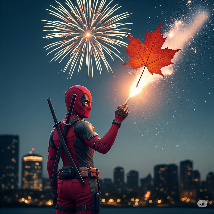 Deadpool Makes Fireworks by megalodon-1 on DeviantArt