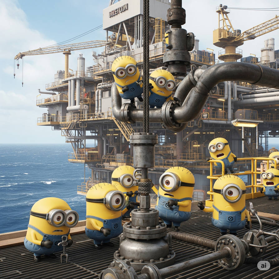 Minions on an Oil Rig by megalodon-1 on DeviantArt