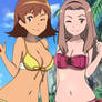 Digimon Adventure Tri - Mimi and Sora beach day