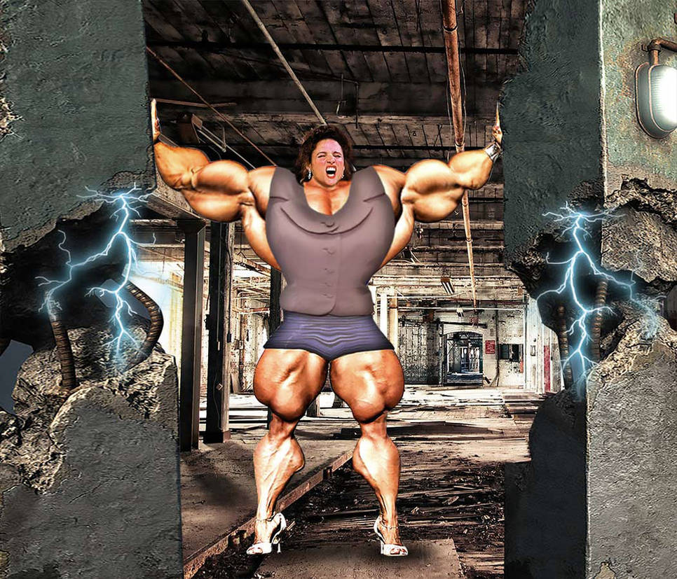Samathon Bodybuilder 11) I'm As Strong As Samson!!! by SheGotBig on DeviantArt