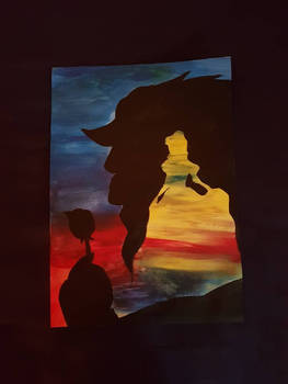 Beauty and the Beast Silhouette