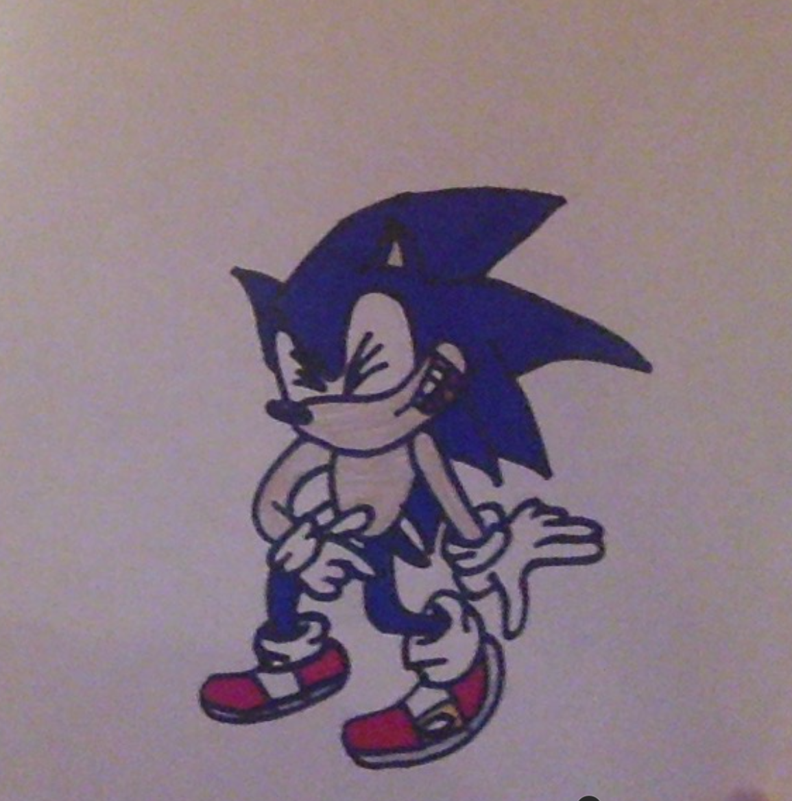 Sonic Adventure Laughing Fanart by dissapointedmallow on DeviantArt