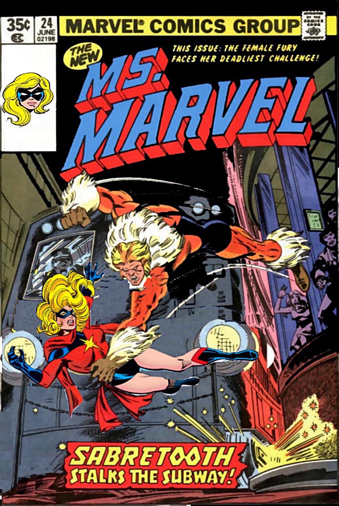Ms Marvel vs Sabretooth II by Raub101 on DeviantArt